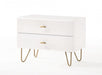 Podrest Bryan - White Night Stand | NorCal Furniture Santa Clara CA