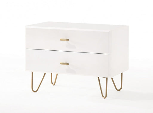 Podrest Bryan - White Night Stand | NorCal Furniture Santa Clara CA
