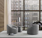 Frontier - Glam Grey Fabric Accent Chair
