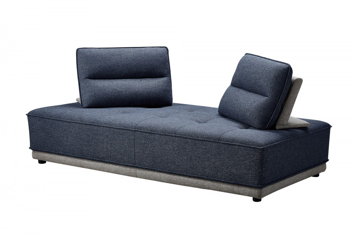 Hawani - Blue Fabric Sectional