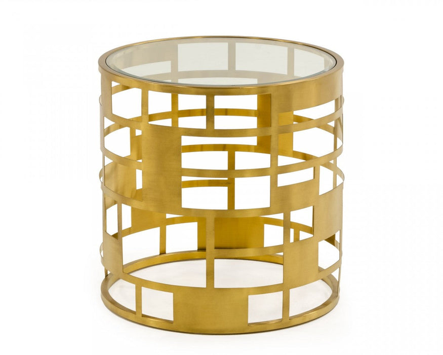 Azure End Table