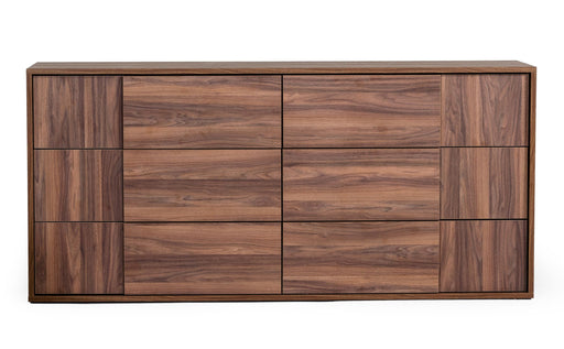 Asus - Italian Modern Walnut Dresser