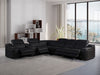 DivanItalia 1116 7pc(4pwr) Sectional – Black