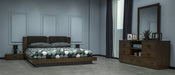 Fantasia - Contemporary Dark Walnut Nightstand