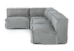 Navstar - Contemporary Grey Fabric Modular Sectional Sofa