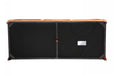 Naylor - Modern Brown Italian Leather Split Sofa