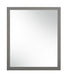 Lucia - Italian Modern Elm and Matte Grey Mirror