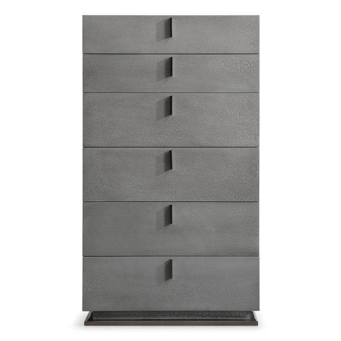 Buckley - Modern Grey Crackle Chest