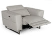 Lucca - Italian Modern Grey Armchair w/ Electric Recliner