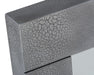 Buckley - Grey & Black Stainless Steel Bedroom Set