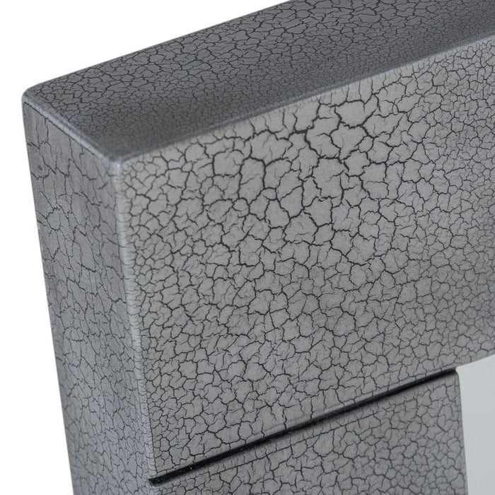Buckley - Modern Grey Crackle Mirror