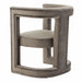 Kendra - Modern Grey Fabric Accent Chair