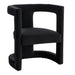 Kendra - Modern Black Fabric Accent Chair