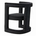 Kendra - Modern Black Fabric Accent Chair