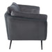 Cody - Modern Dark Grey Fabric Sofa