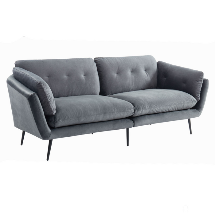 Cody - Modern Dark Grey Fabric Sofa