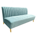 Mosko - Modern Light Green & Gold Fabric Sofa