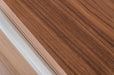 Heloise - Contemporary Walnut & Stainless Steel Dresser