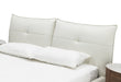 Patrick - Modern White Leather Bed