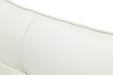 Patrick - Modern White Leather Bed