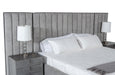 Buckley - Grey & Black Stainless Steel Bedroom Set