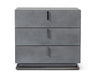 Buckley - Grey & Black Stainless Steel Bedroom Set