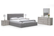 Juliana - Italian Modern Grey Upholstered Bed