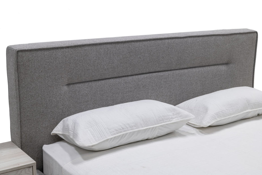 Juliana - Italian Modern Grey Upholstered Bed