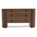 Chelton - Contemporary White Ceramic & Walnut Dresser