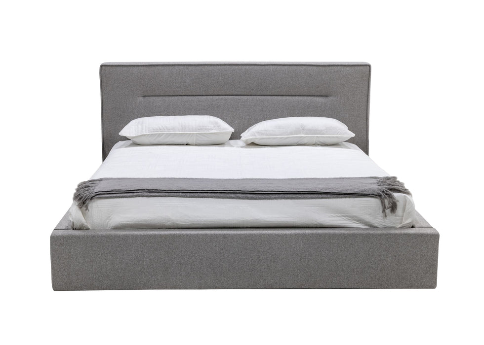 Juliana - Italian Modern Grey Upholstered Bed