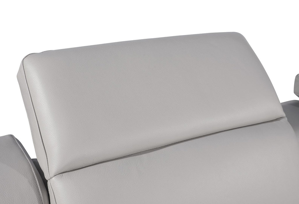 Global United 6111 3-Piece Reclining Set | Genuine Leather
