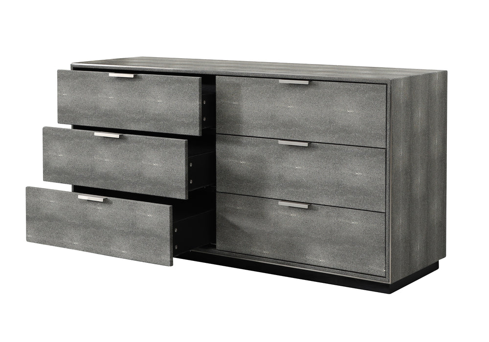 Dynasty - Modern Shagreen Dresser