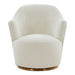 Vera - Modern Sherpa Swivel Accent Chair