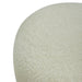 Kael - Contemporary White Sherpa Ottoman