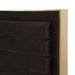 Daystar - Modern Dark Brown Velvet & Gold Bed