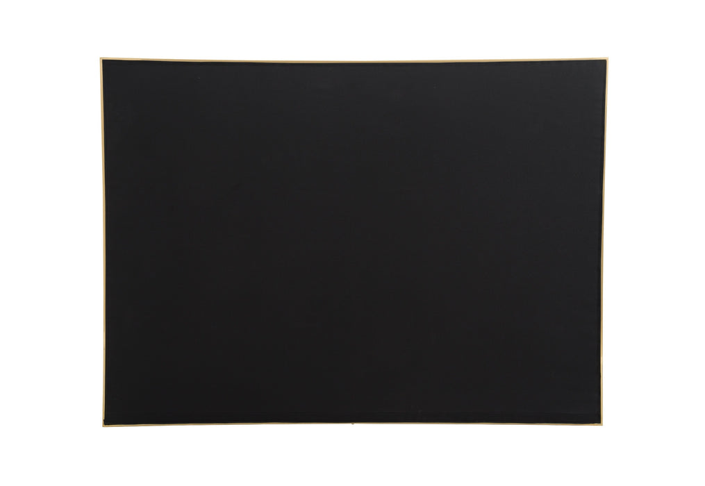 Daystar - Modern Dark Brown Velvet & Gold Bed