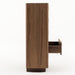 Chelton- Contemporary Walnut and White Ceramic Chest