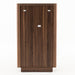 Chelton- Contemporary Walnut and White Ceramic Chest