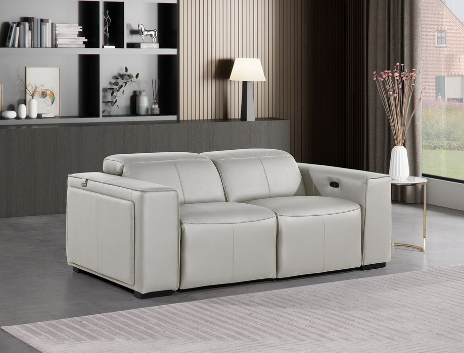 1224 Power Recliner - Light Grey