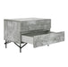 Aria - Italian Modern Multi Grey with texture Nightstand
