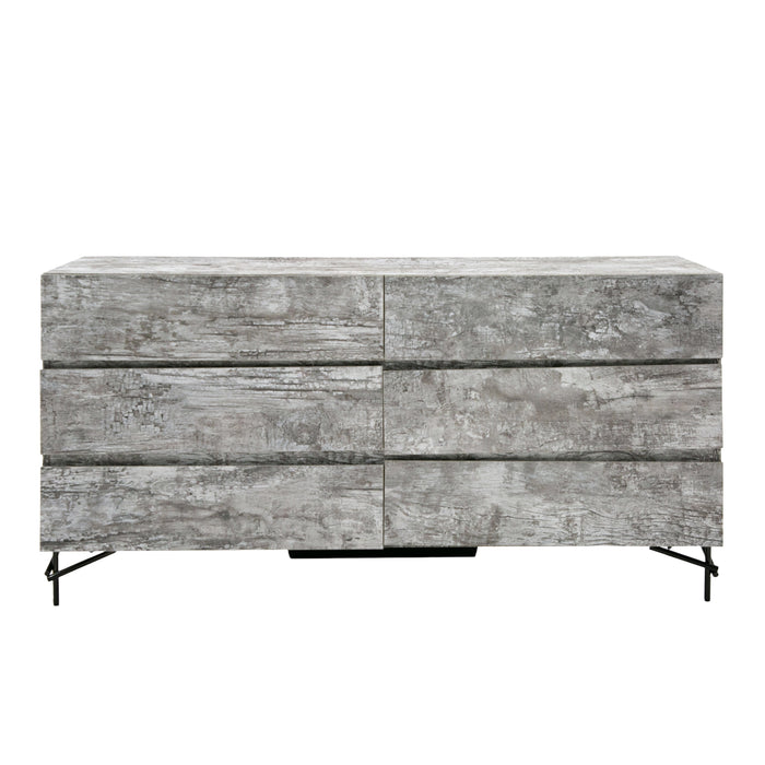 Aria - Italian Modern Multi Grey with texture Dresser