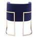 Betsy - Modern Navy Blue Velvet + Gold Kids Chair