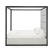 Manhattan - Contemporary Canopy Grey Bed -eastern