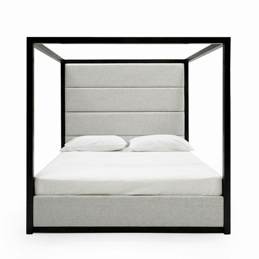 Manhattan - Contemporary Canopy Grey Bed