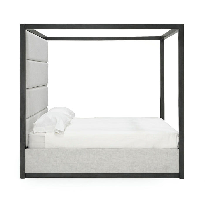 Manhattan - Contemporary Canopy Grey Bed