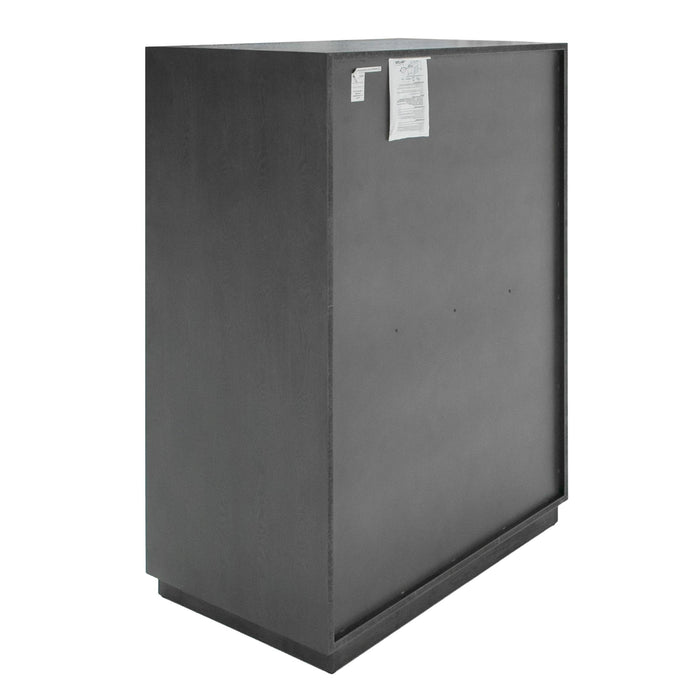 Manhattan- Contemporary Grey and Gold Chest
