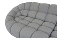 Yolonda - Modern Light Grey Curved Sectional Sofa