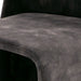 Modern Jarvis Accent Dark Grey Fabric Chair