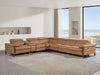 DivanItalia 1246 7-Piece-4PR Sectional Cognac