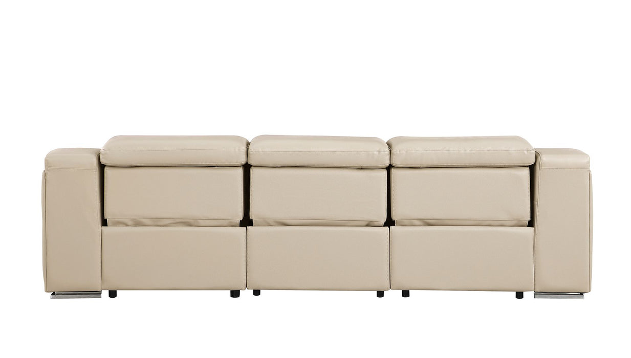 Global United 6111 Power Reclining Sofa | Genuine Leather